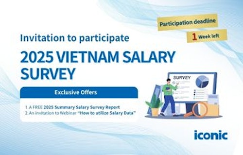 【1 Week Left】Last Chance to Join｜Vietnam Salary Survey 2025 (Deadline: July 31)