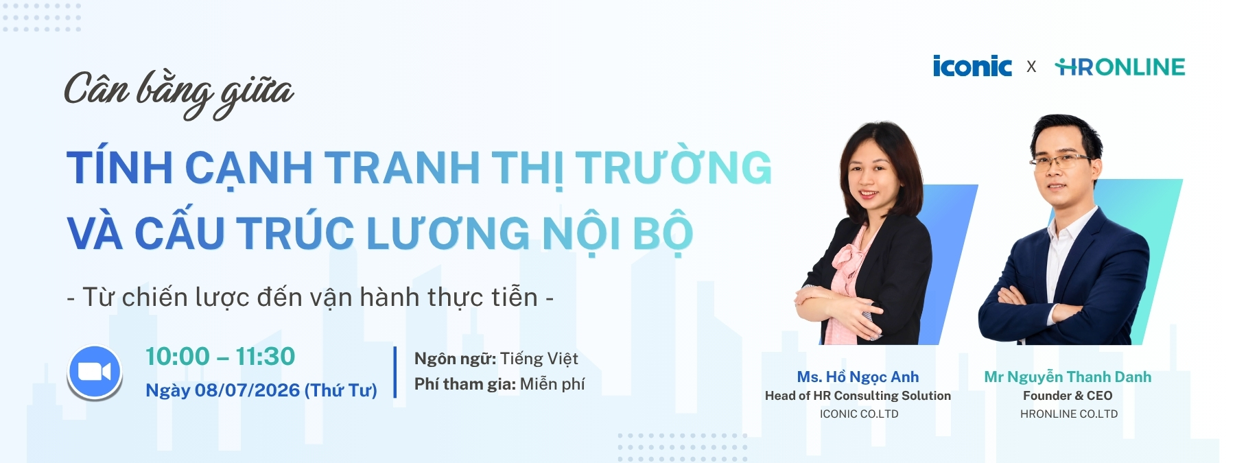 HỘI THẢO TRỰC TUYẾN CÂN BẰNG GIỮA TÍNH CẠNH TRANH THỊ TRƯỜNG VÀ CẤU TRÚC LƯƠNG NỘI BỘ