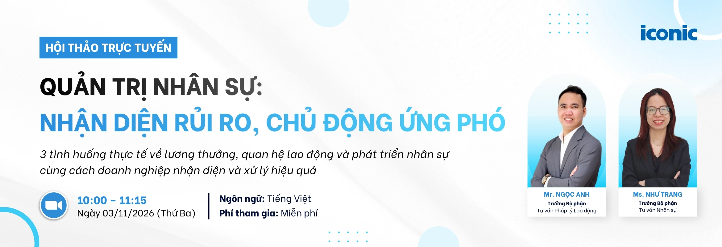 Hội thảo "Quản trị Nhân sự: Nhận diện rủi ro - Chủ động ứng phó"