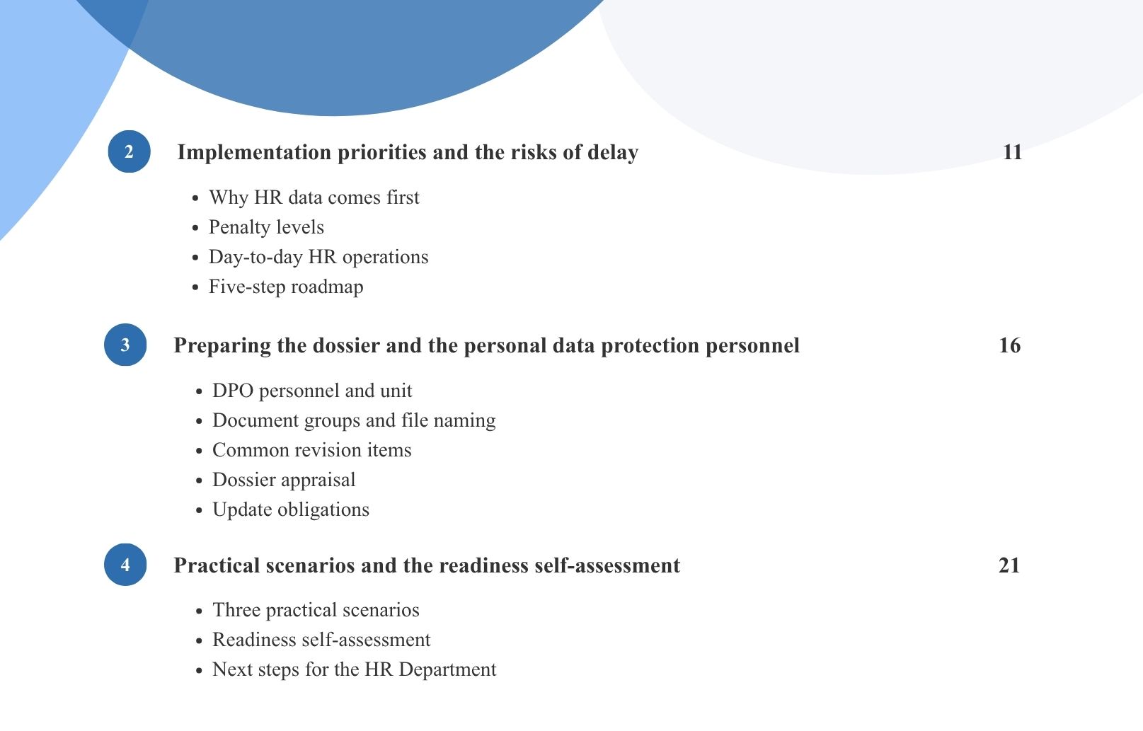 Personal Data Protection Guideline for the Human Resources Department
