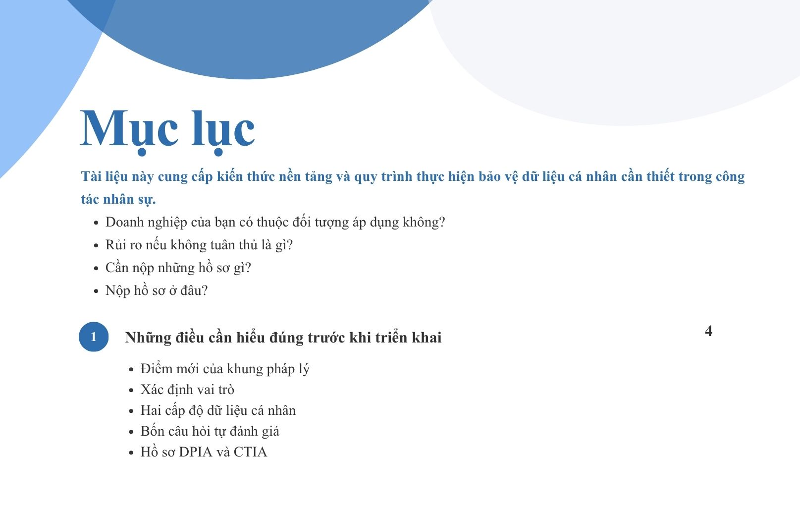 Hướng dẫn Bảo vệ Dữ liệu Cá nhân dành cho Bộ phận Nhân sự