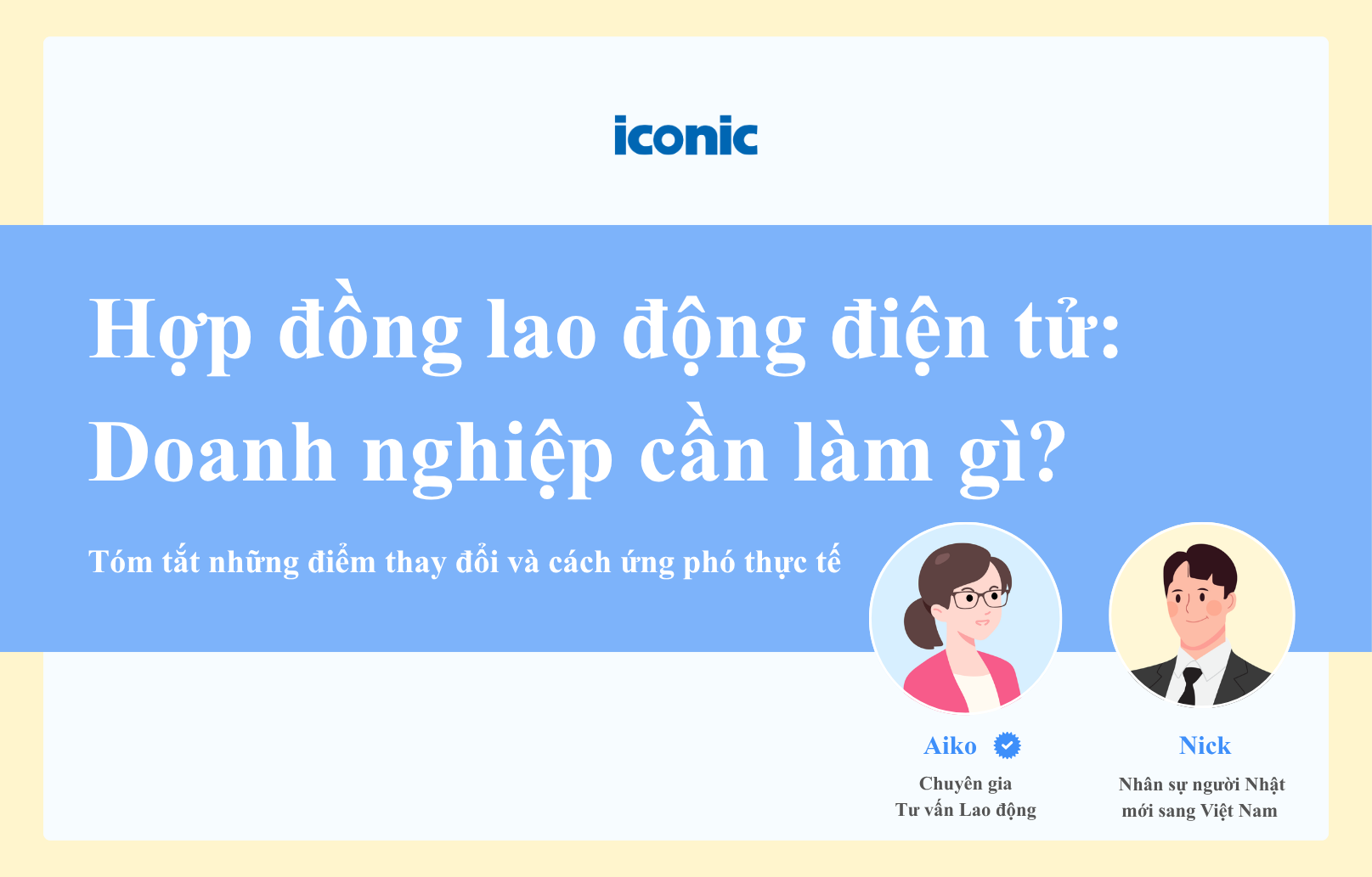 Những thay đổi mới nhất về Hợp đồng lao động điện tử
