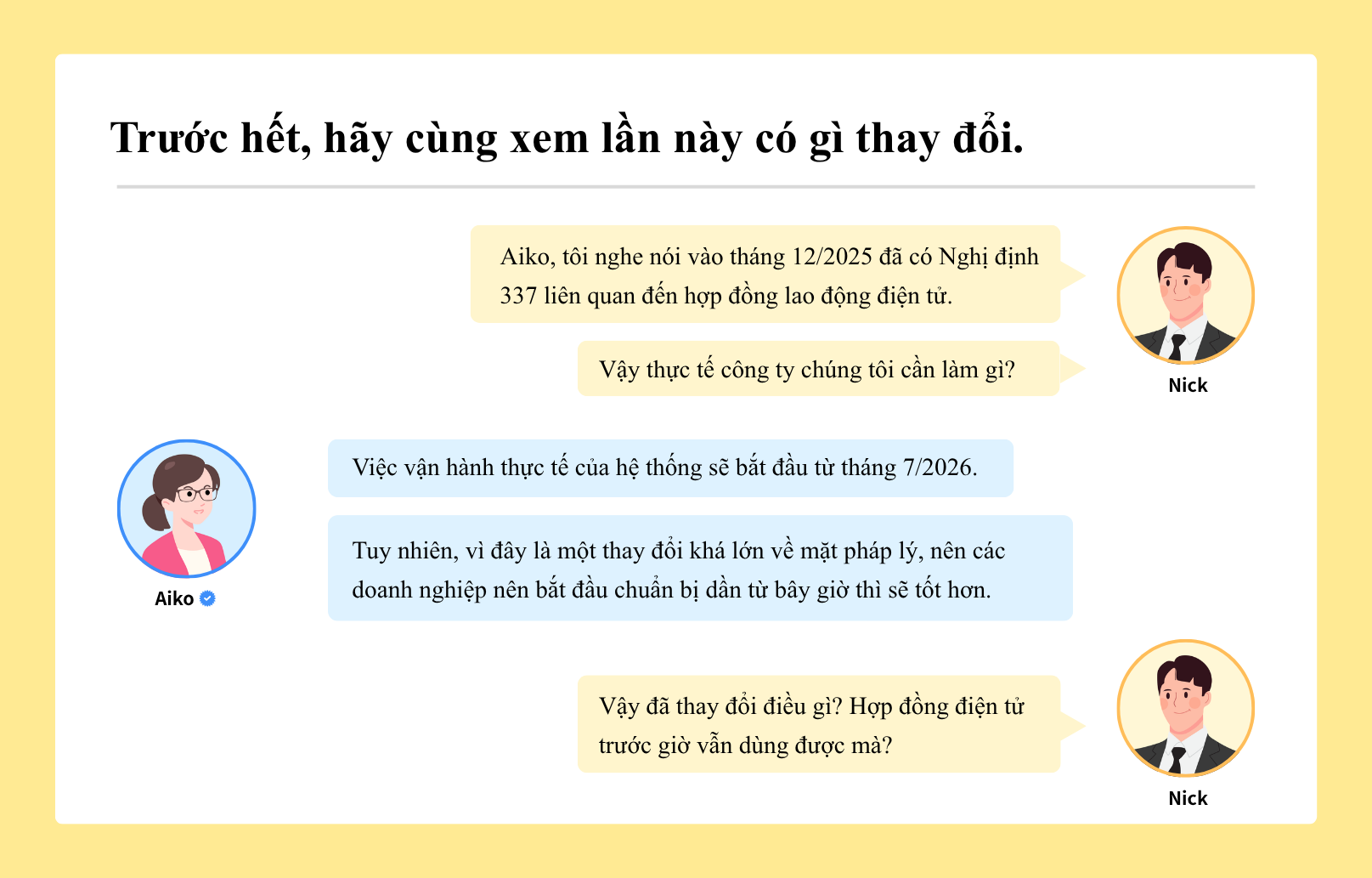Những thay đổi mới nhất về Hợp đồng lao động điện tử
